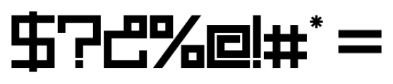 Sqair Solid Font OTHER CHARS