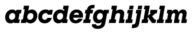 Square Serif Bold Italic Font LOWERCASE