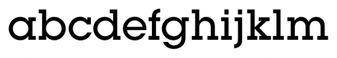 Square Serif Medium Font LOWERCASE