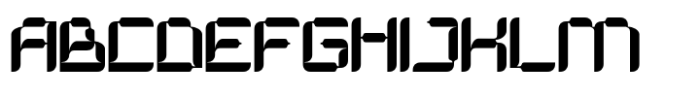 Squad Techno Font UPPERCASE