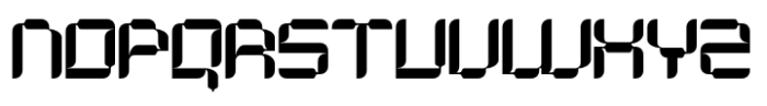 Squad Techno Font UPPERCASE
