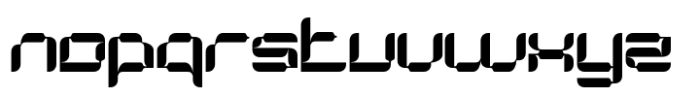 Squad Techno Font LOWERCASE