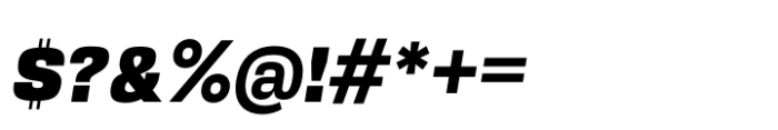 Squadra Black Italic Font OTHER CHARS