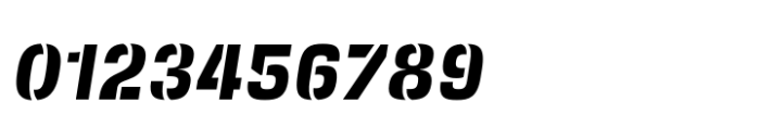 Squadra Stencil Bold Italic Font OTHER CHARS