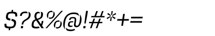 Squadra Stencil Light Italic Font OTHER CHARS