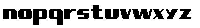 Squarant Bold Font LOWERCASE