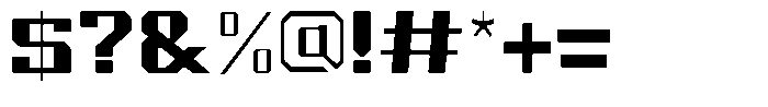 Squarant Light Font OTHER CHARS