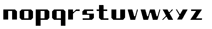 Squarant Light Font LOWERCASE