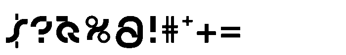 Squarc Font OTHER CHARS