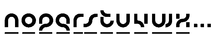 Squarc Font UPPERCASE