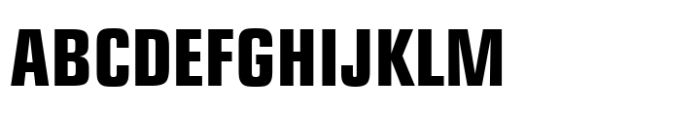 Square 721 Std Bold Condensed Font UPPERCASE
