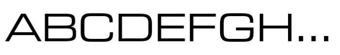 Square 721 Std Extended Font UPPERCASE