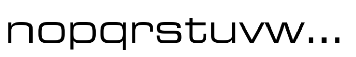 Square 721 Std Extended Font LOWERCASE