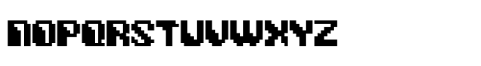 Square Byte Font UPPERCASE
