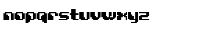 Square Byte Font LOWERCASE