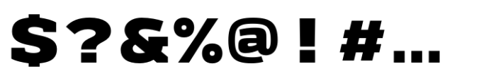 Square Mono Ultra Bold Font OTHER CHARS