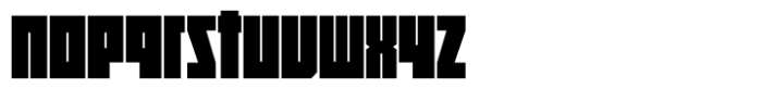 Square Technocrat Regular Font LOWERCASE