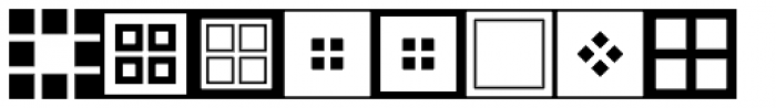 Squares EF Alpha Font LOWERCASE
