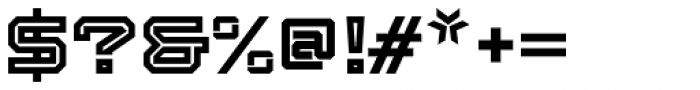 Squartiqa 4F Inline Font OTHER CHARS