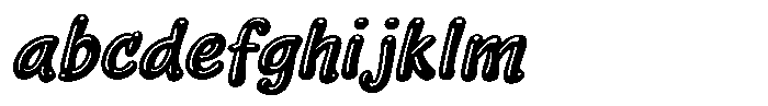 Squeaky Heavy Italic FONT