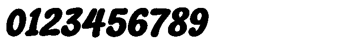 Squeaky Plain Bold Italic Font OTHER CHARS