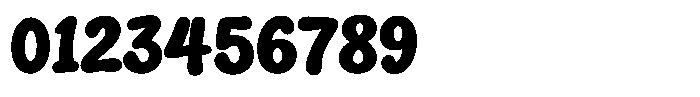 Squeaky Plain Bold Font OTHER CHARS