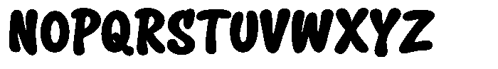 Squeaky Plain Bold Font UPPERCASE