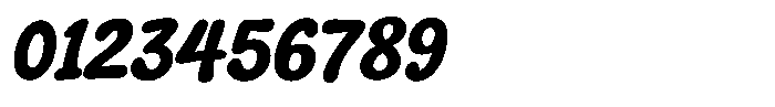 Squeaky Plain Italic Font OTHER CHARS