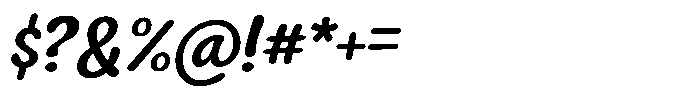 Squeaky Plain Light Italic Font OTHER CHARS