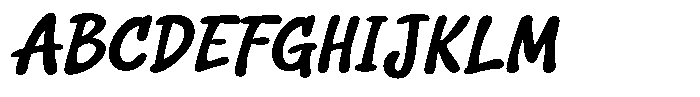 Squeaky Plain Light Italic Font UPPERCASE