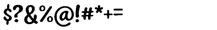 Squeaky Plain Light Font OTHER CHARS