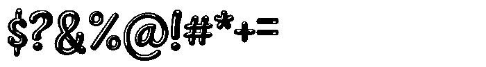 Squeaky Regular Font OTHER CHARS