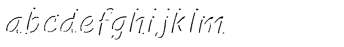 Squeaky Shine Italic FONT