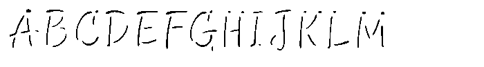 Squeaky Shine Font UPPERCASE