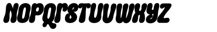 Squid Junkie Bold Italic Font LOWERCASE