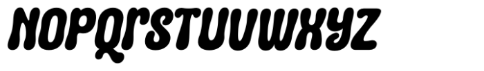 Squid Junkie Italic Font LOWERCASE