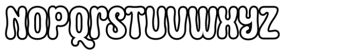 Squid Junkie Outline Font LOWERCASE