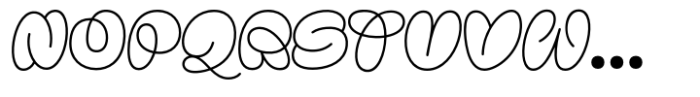 Squid Pop Font LOWERCASE