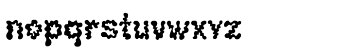 Squiggle Pop Regular Font LOWERCASE
