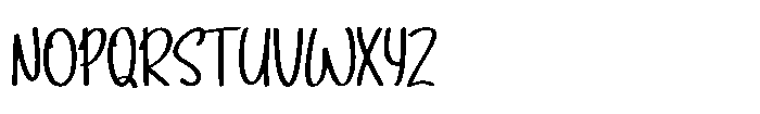 Squiggo Font UPPERCASE