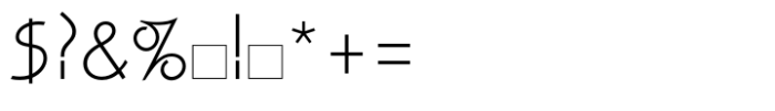 Squire Std Regular Font OTHER CHARS