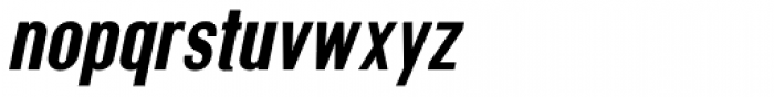 Squoosh Gothic Oblique Font LOWERCASE