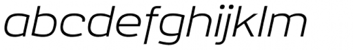 Sqwared Light Italic Font LOWERCASE