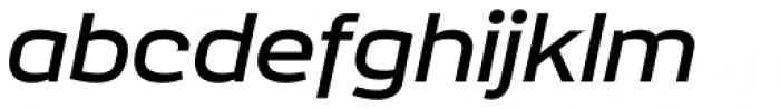 Sqwared Medium Italic Font LOWERCASE