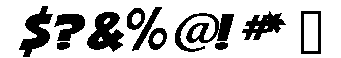 Squash Regular Font OTHER CHARS