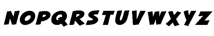Squash Regular Font UPPERCASE