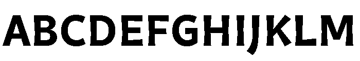 Squil Bold Font UPPERCASE