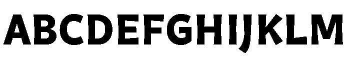Squil Extra Bold Font UPPERCASE