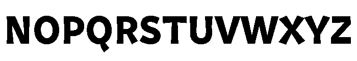 Squil Extra Bold Font UPPERCASE