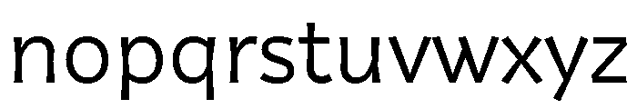 Squil Light Font LOWERCASE